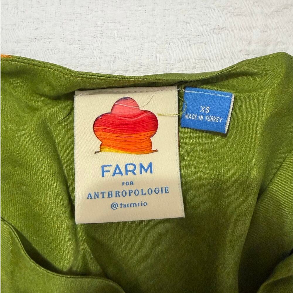 Farm Rio x Anthropologie Maxi Slip Dress Wildflower - Size XS - Picture 7 of 9